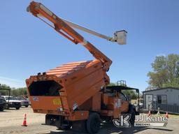 (Charlotte, MI) Altec LR760E70, Over-Center Elevator Bucket Truck mounted behind cab on 2013 Ford F7