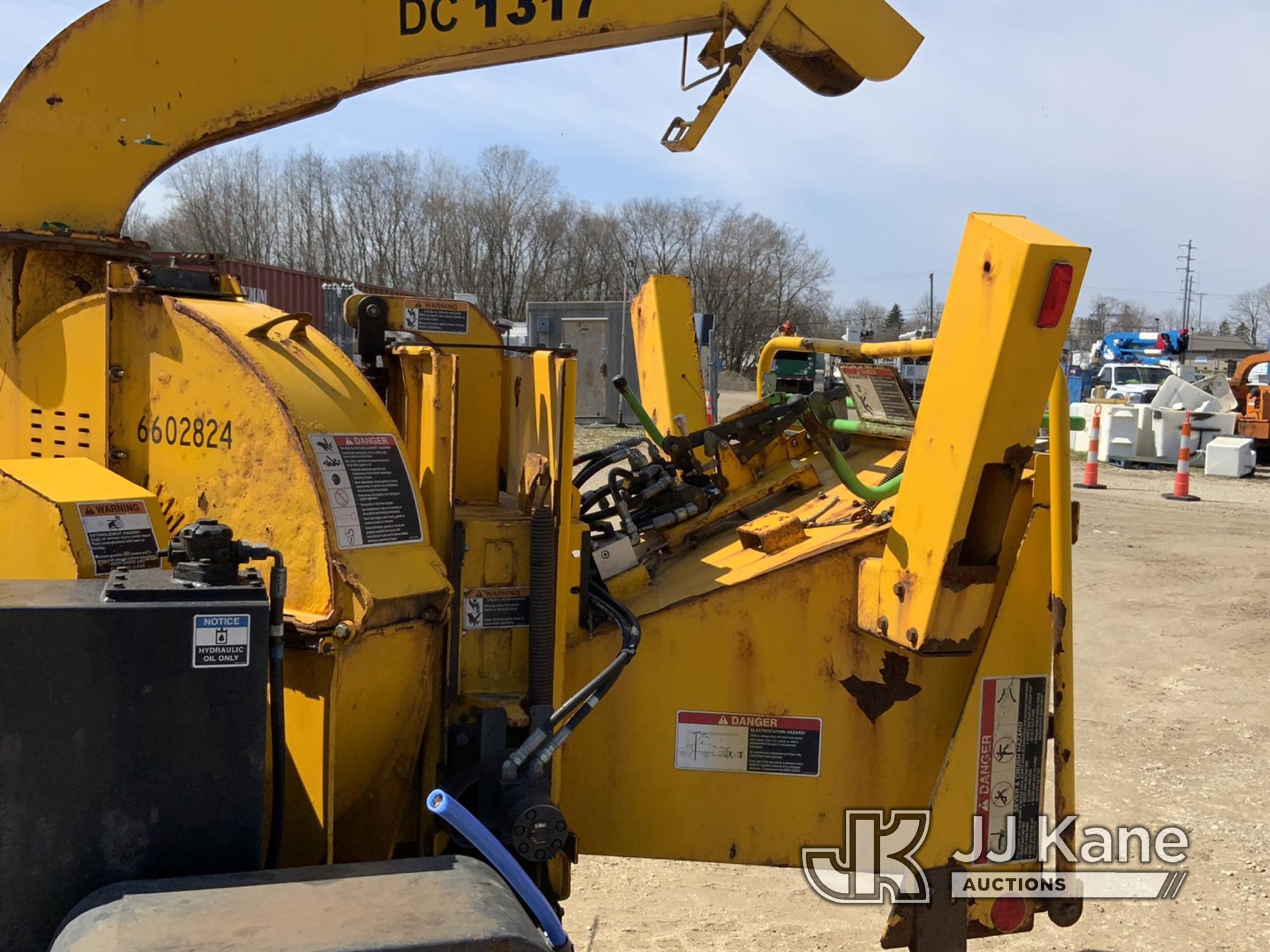 (Charlotte, MI) 2017 Altec DC1317 Chipper (13in Disc), trailer mtd (No Title) (Has Power, No Crank,