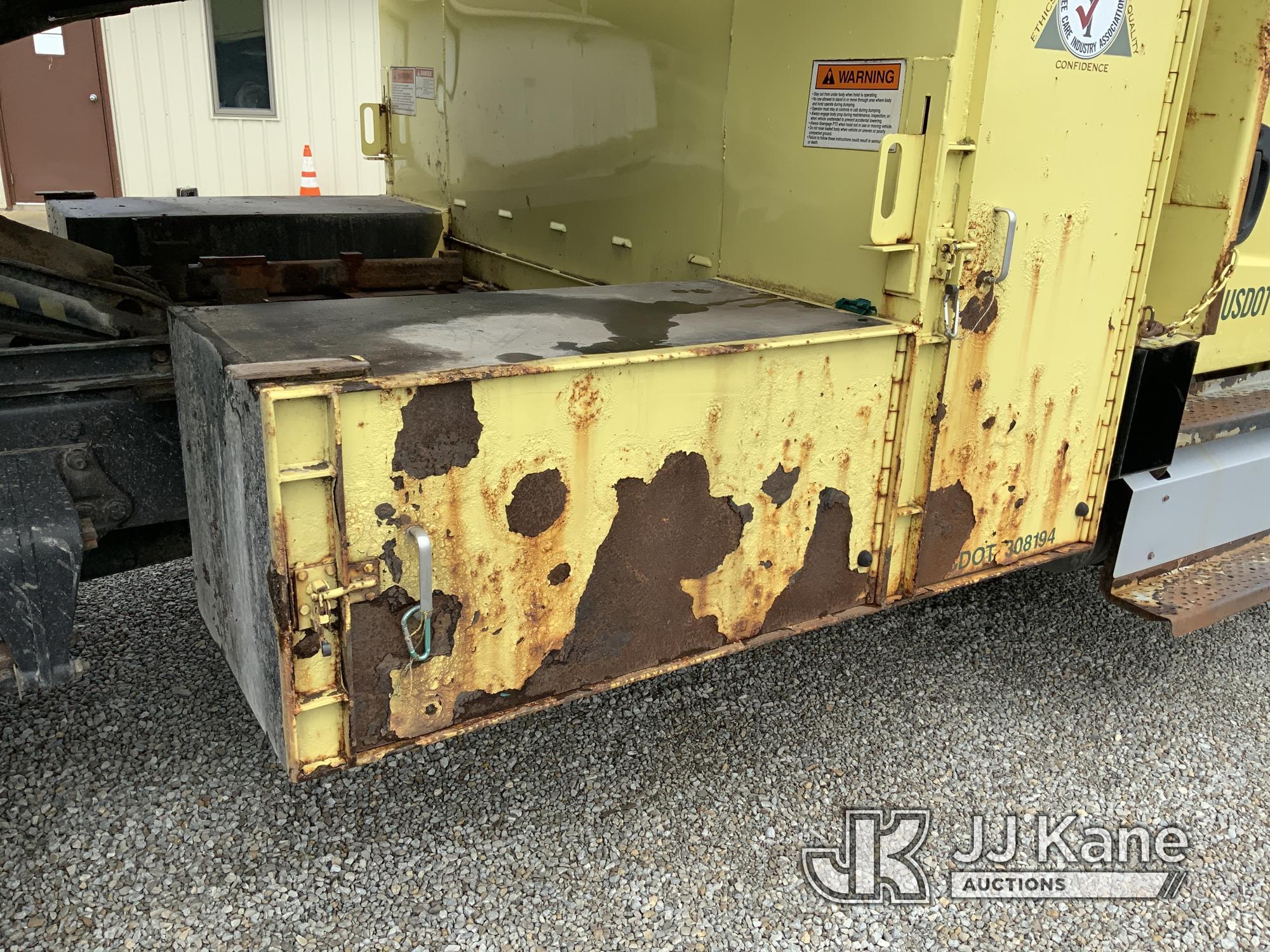 (Fort Wayne, IN) 2013 Freightliner M2 106 Chipper Dump Truck Runs, Moves & Operates) (Check Engine L