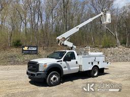 (Shrewsbury, MA) Altec AT200A, Telescopic Non-Insulated Bucket Truck mounted behind cab on 2014 Ford