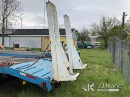 (Charlotte, MI) 2000 Allegheny FB-12T T/A Tagalong Flatbed Trailer Jack Operates