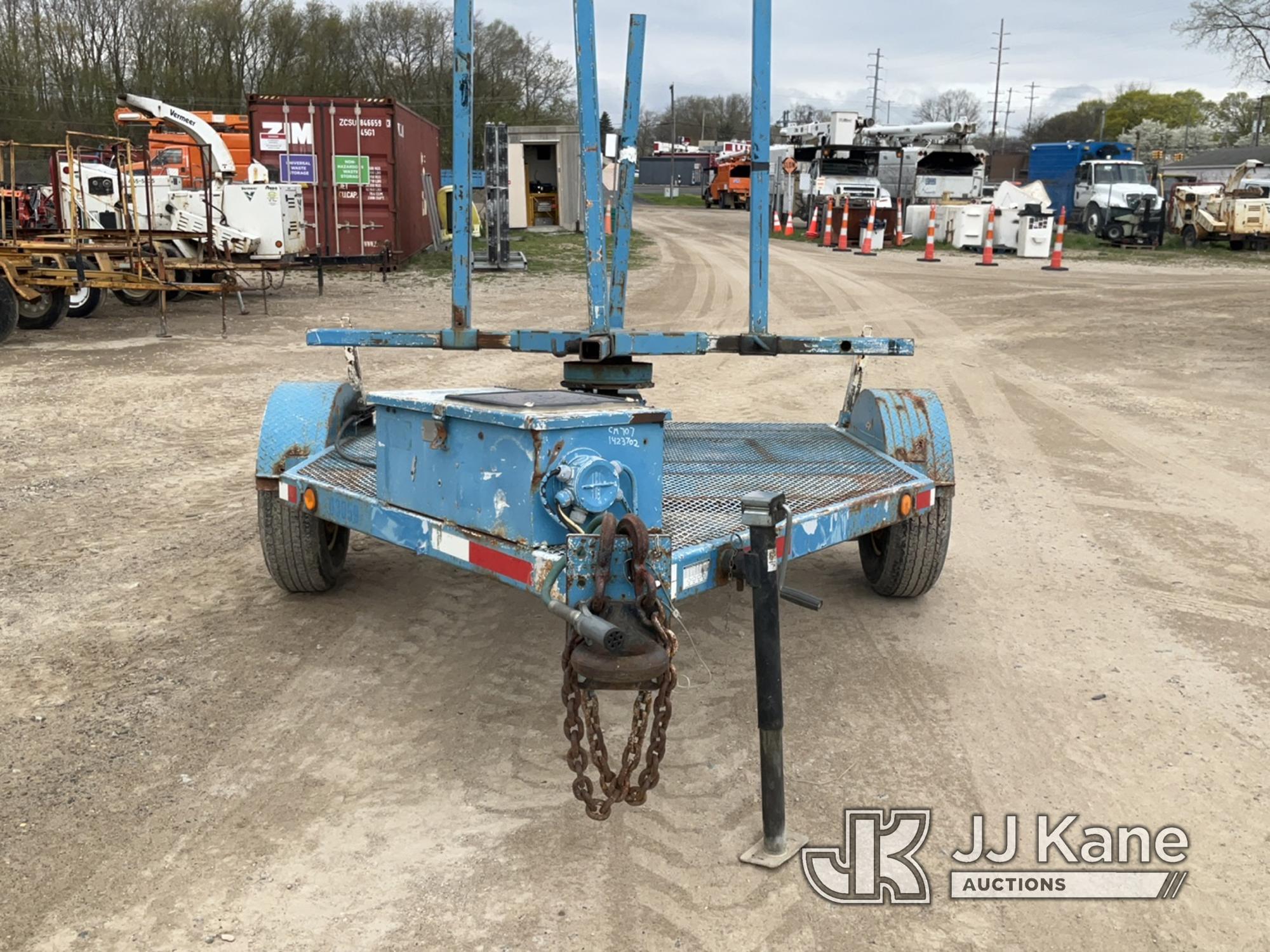 (Charlotte, MI) 1999 Butler Coil Pipe Trailer Operates