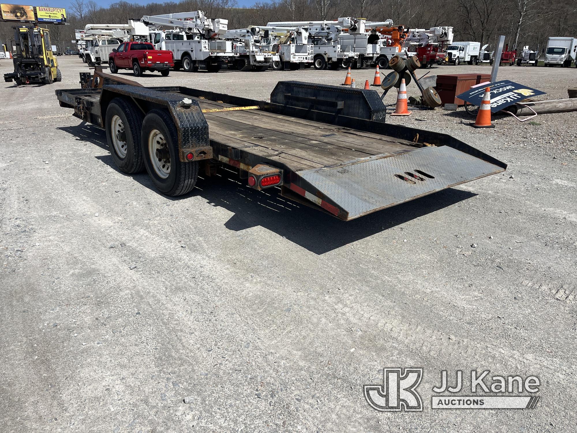 (Smock, PA) 2011 Cam Superline 6CAM20STT T/A Tilt Top Tagalong Equipment Trailer, 18ft x 6ft level d