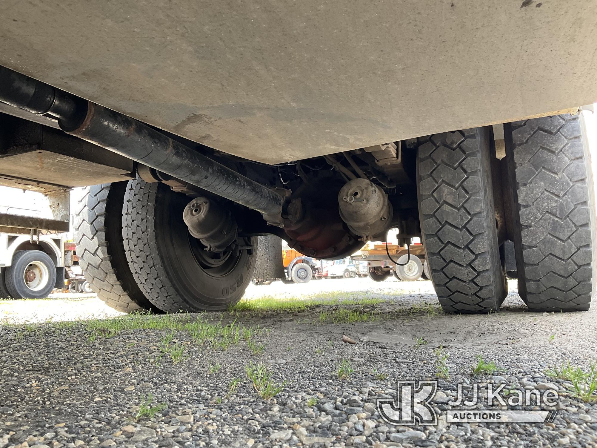 (Plymouth Meeting, PA) Altec DM45-TR, Digger Derrick rear mounted on 2007 Freightliner M2 106 Flatbe