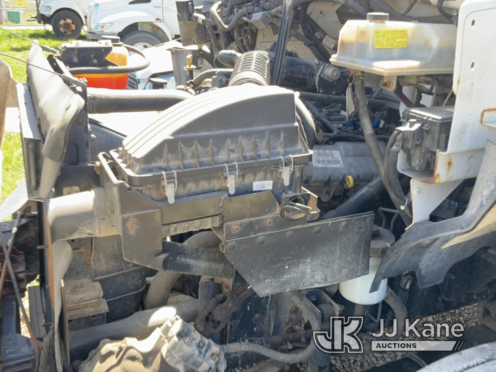 (Charlotte, MI) 2012 Ford F650 Chipper Dump Truck Condition Unknown, No Crank with Jump, BUYER LOAD.