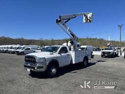 (Kings Park, NY) Versalift SST40EIH-02, Articulating & Telescopic Bucket Truck mounted behind cab on