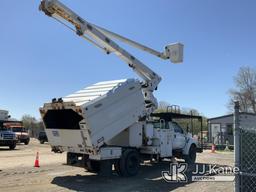 (Charlotte, MI) Altec LR760E70, Over-Center Elevator Bucket Truck mounted behind cab on 2013 Ford F7