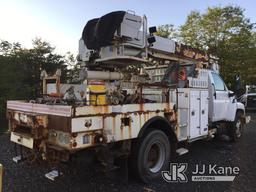 (Berlin Township, NJ) Altec DL45-BR, Digger Derrick rear mounted on 2005 GMC C8500 Flatbed/Utility T