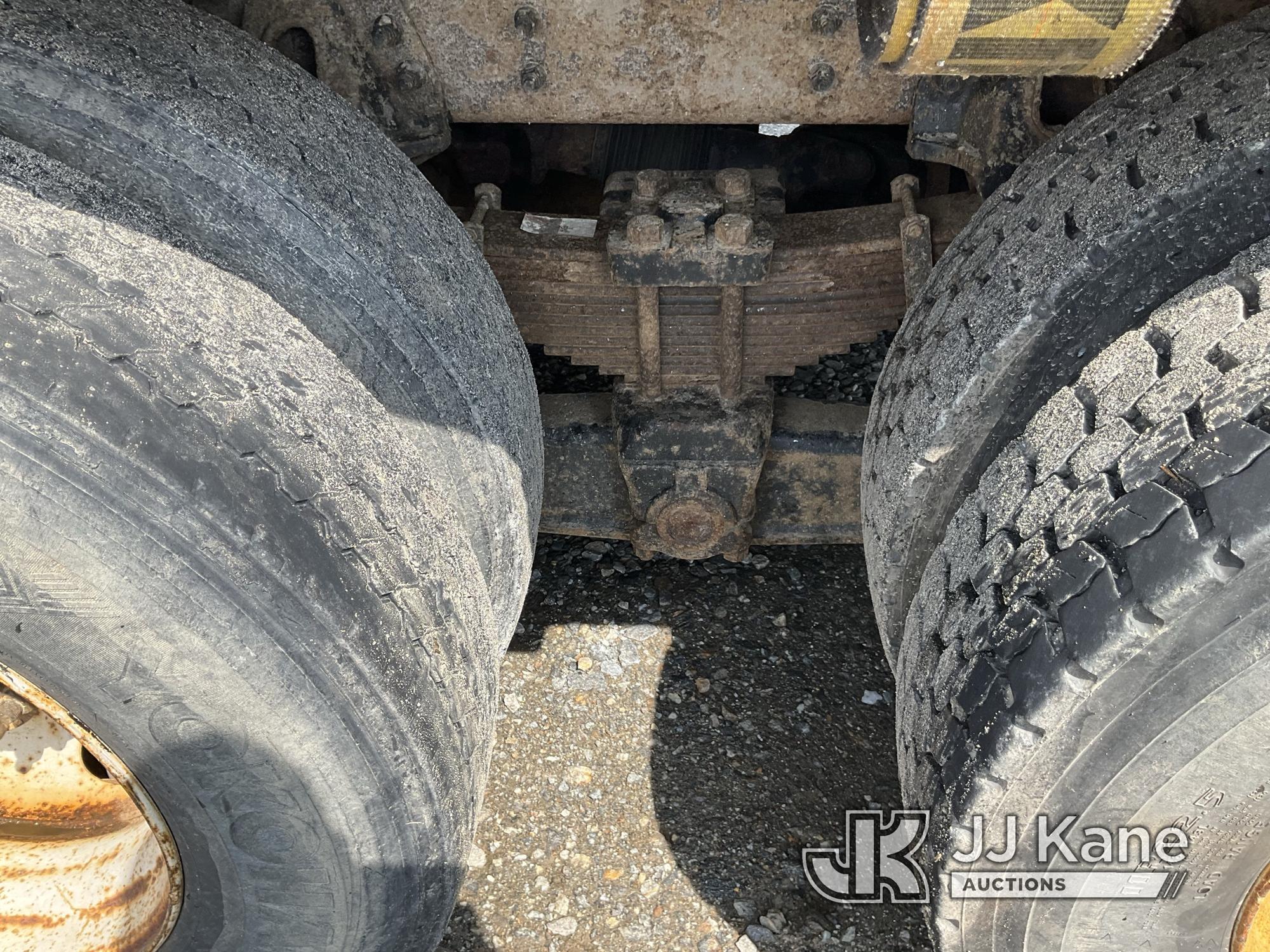 (Shrewsbury, MA) Prentice 120E-BC, Grappleboom/Log Loader Crane mounted behind cab on 2003 Freightli