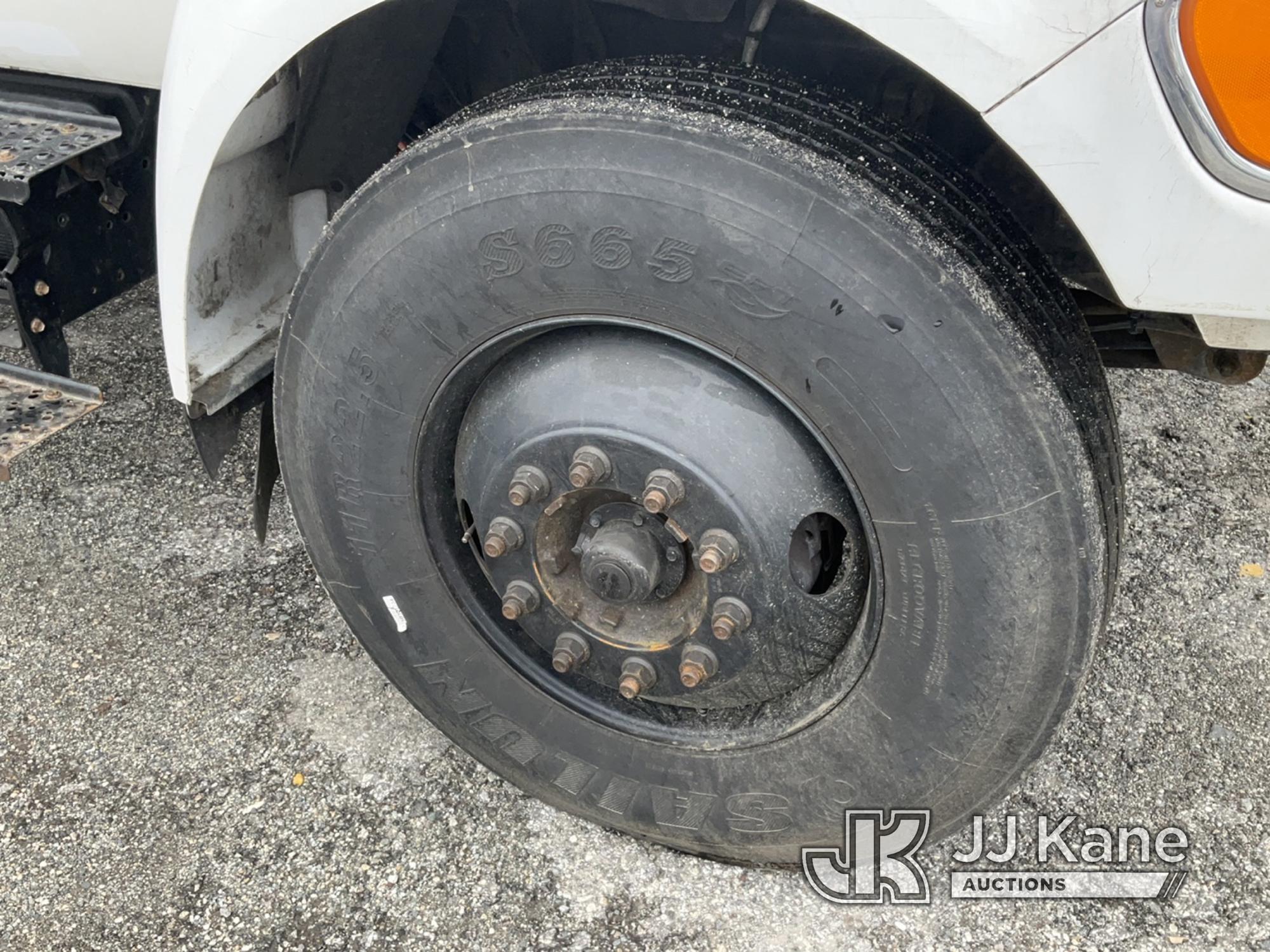 (Plymouth Meeting, PA) Altec LR756, Over-Center Bucket Truck mounted behind cab on 2013 Ford F750 Ch