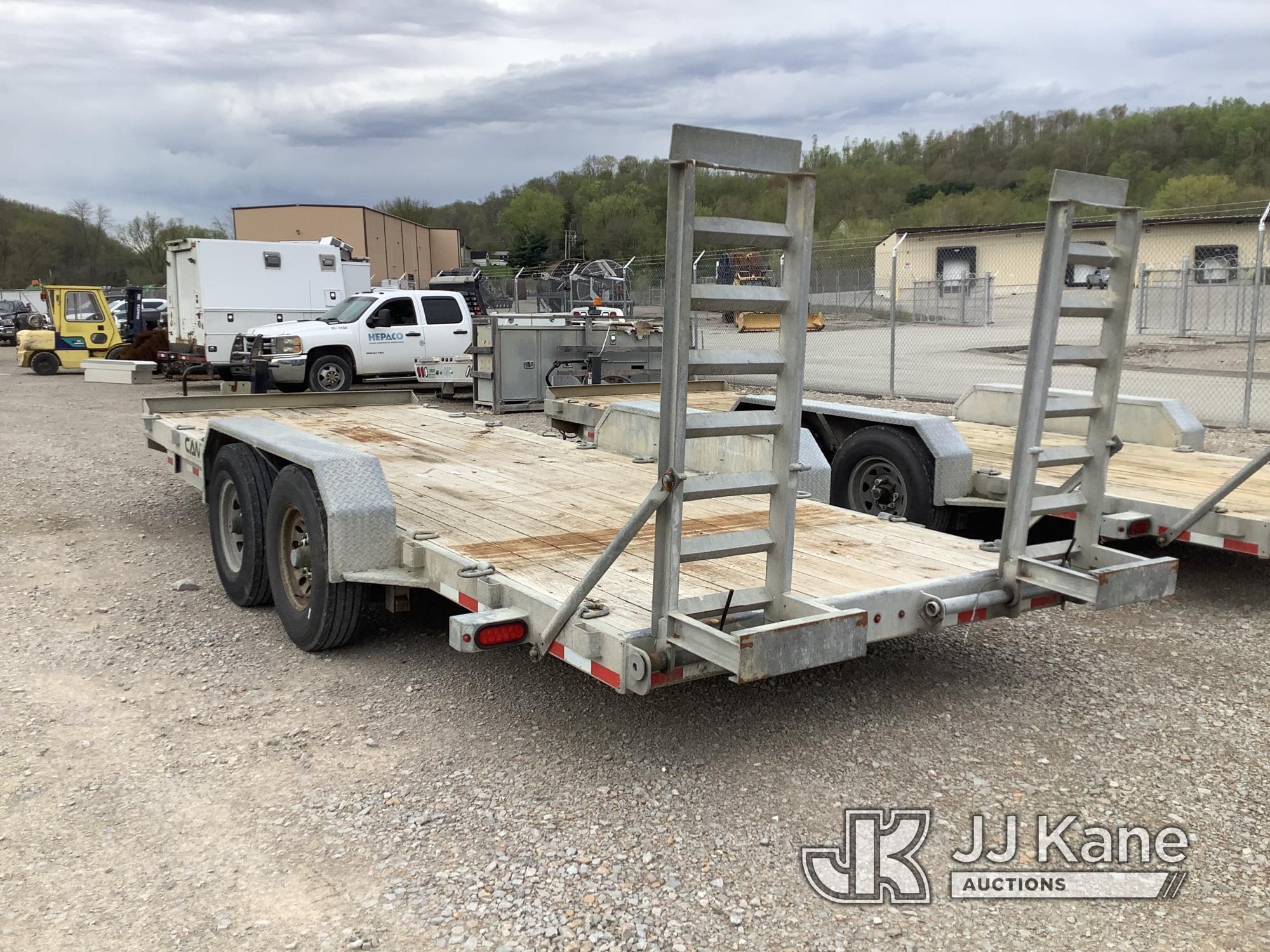 (Smock, PA) 2019 Cam Superline 7CAM20C T/A Galvanized Tagalong Equipment Trailer Rust Damage