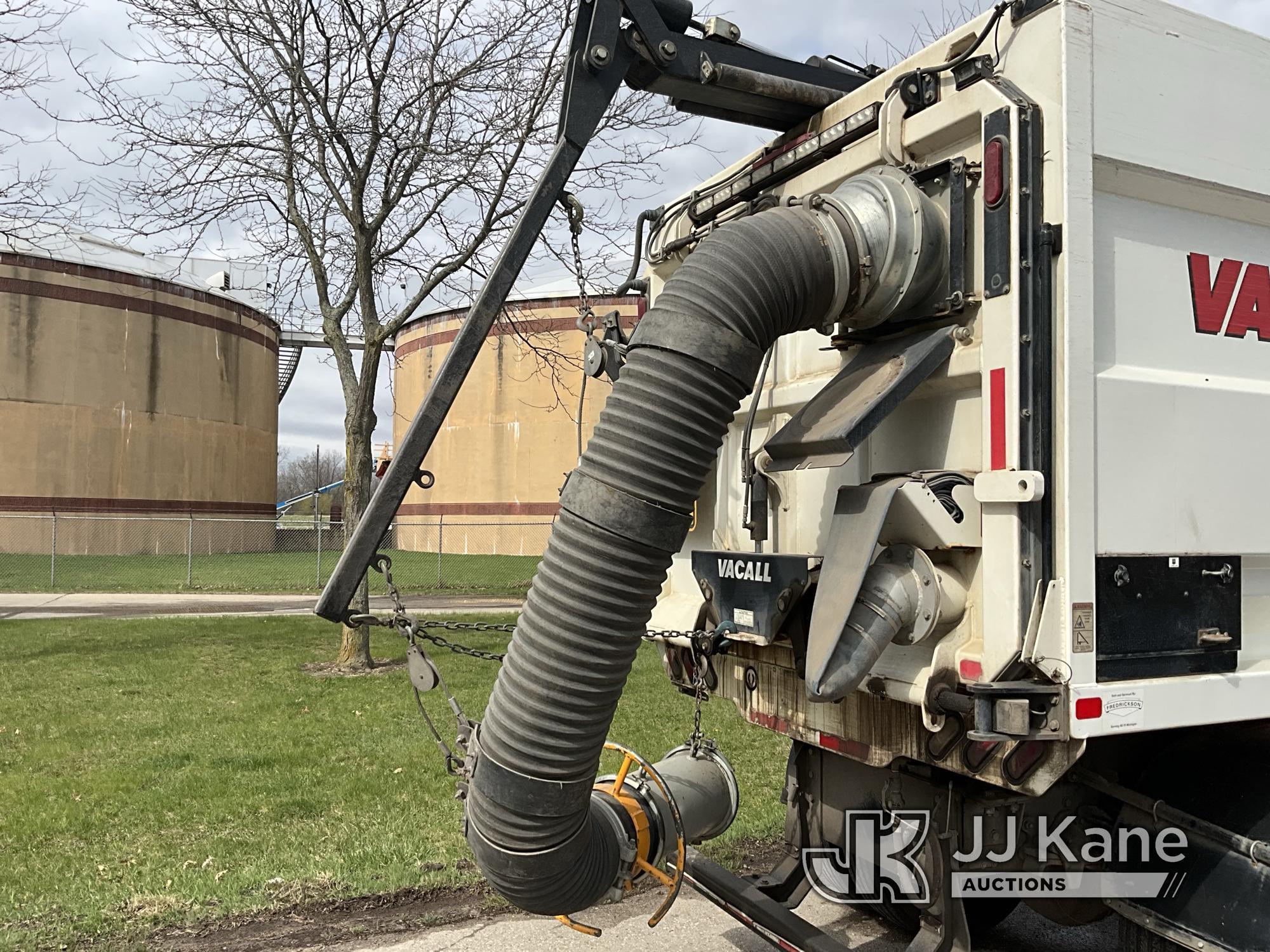 (Mount Pleasant, MI) Vacall AS-13 All sweep, rear mounted on 2013 Freightliner M2 106 Sweeper Runs,