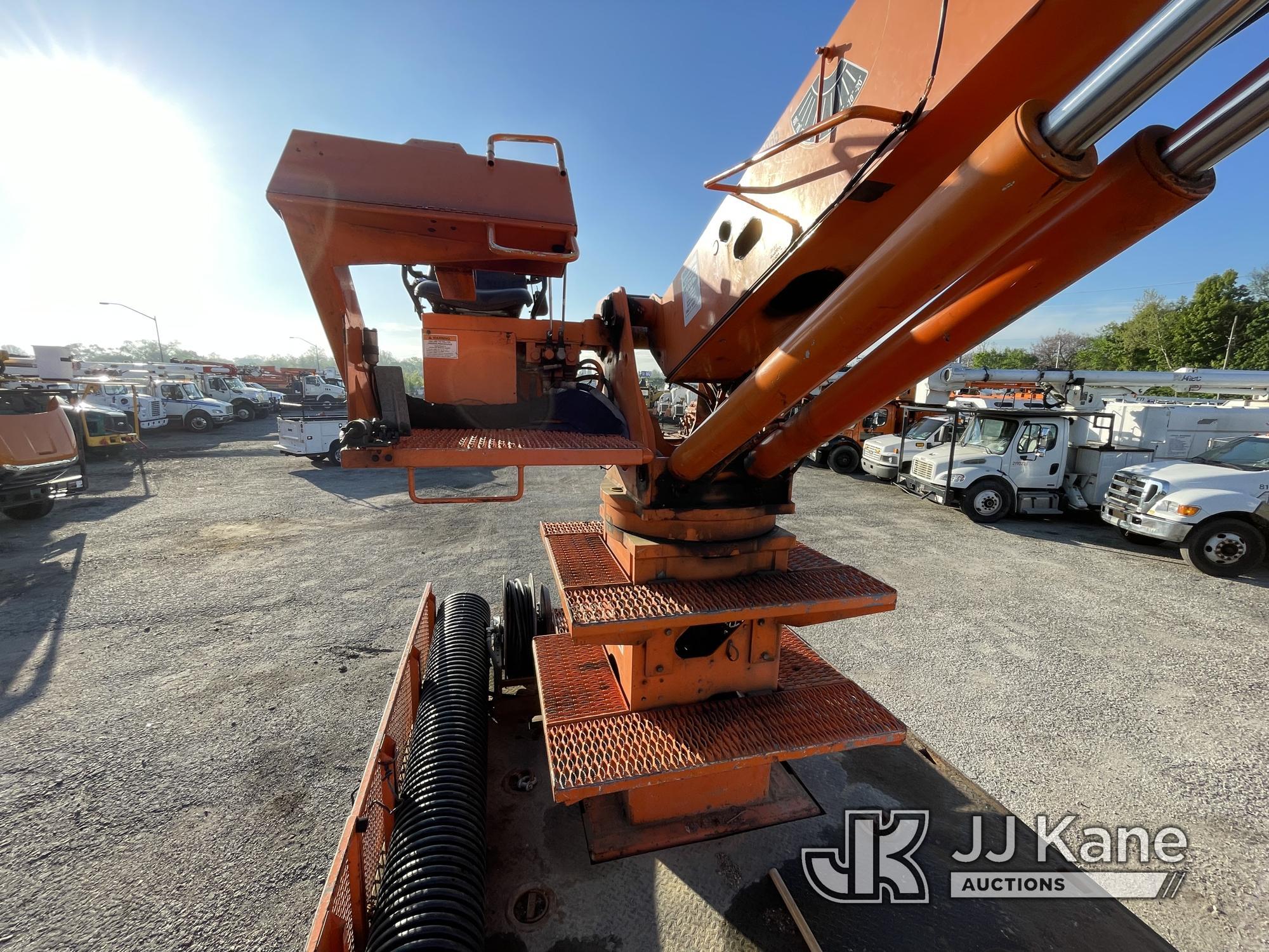 (Plymouth Meeting, PA) Terex Commander 4047, Digger Derrick rear mounted on 2011 Ford F750 Utility T