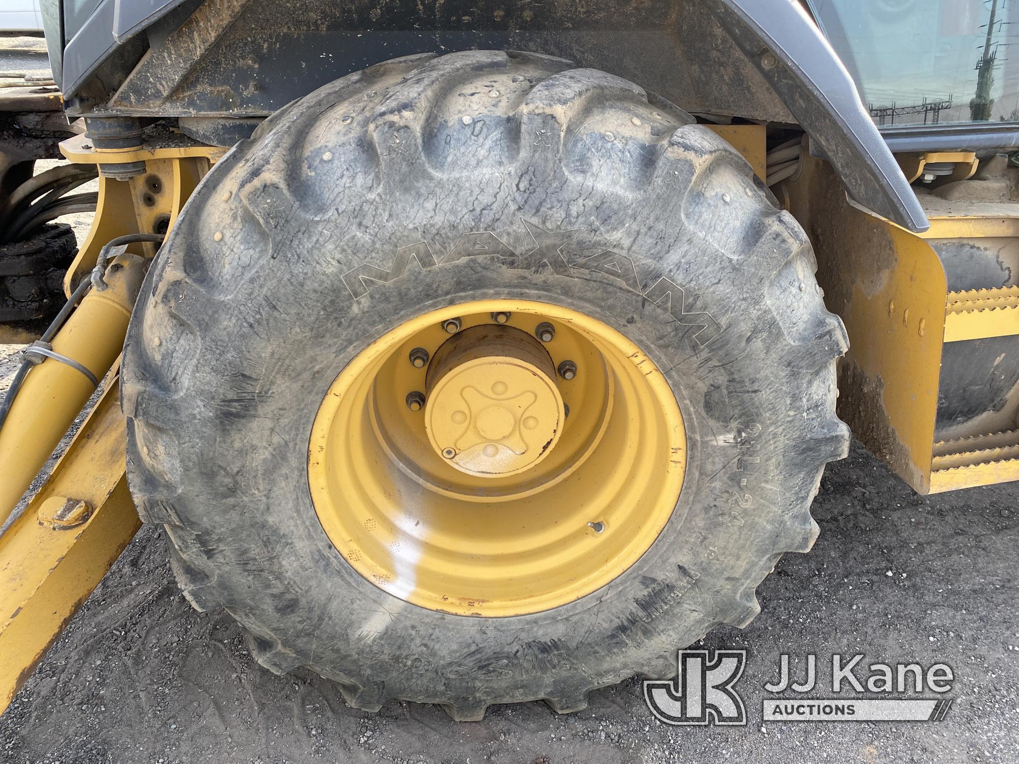 (Plymouth Meeting, PA) 2014 John Deere 410K 4x4 Tractor Loader Backhoe No Title) (Runs Moves & Opera