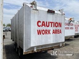 (Plymouth Meeting, PA) 1988 American Road Machinery ALC-25 Portable Leaf Vacuum, Trailer Mtd. Cranks