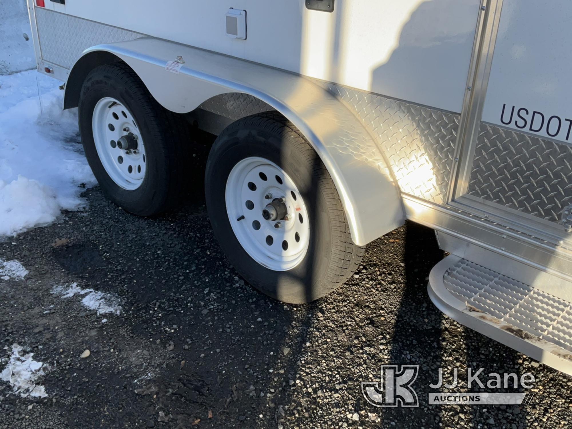 (Kings Park, NY) 2022 Intech FOST-7X12-TA Fiber Optic Splicing Trailer Inspection and Removal BY APP