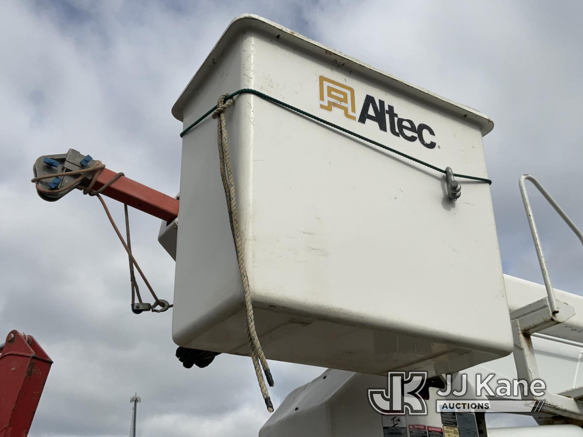 (Ashland, OH) Altec A77-TE93, Articulating & Telescopic Material Handling Elevator Bucket Truck rear