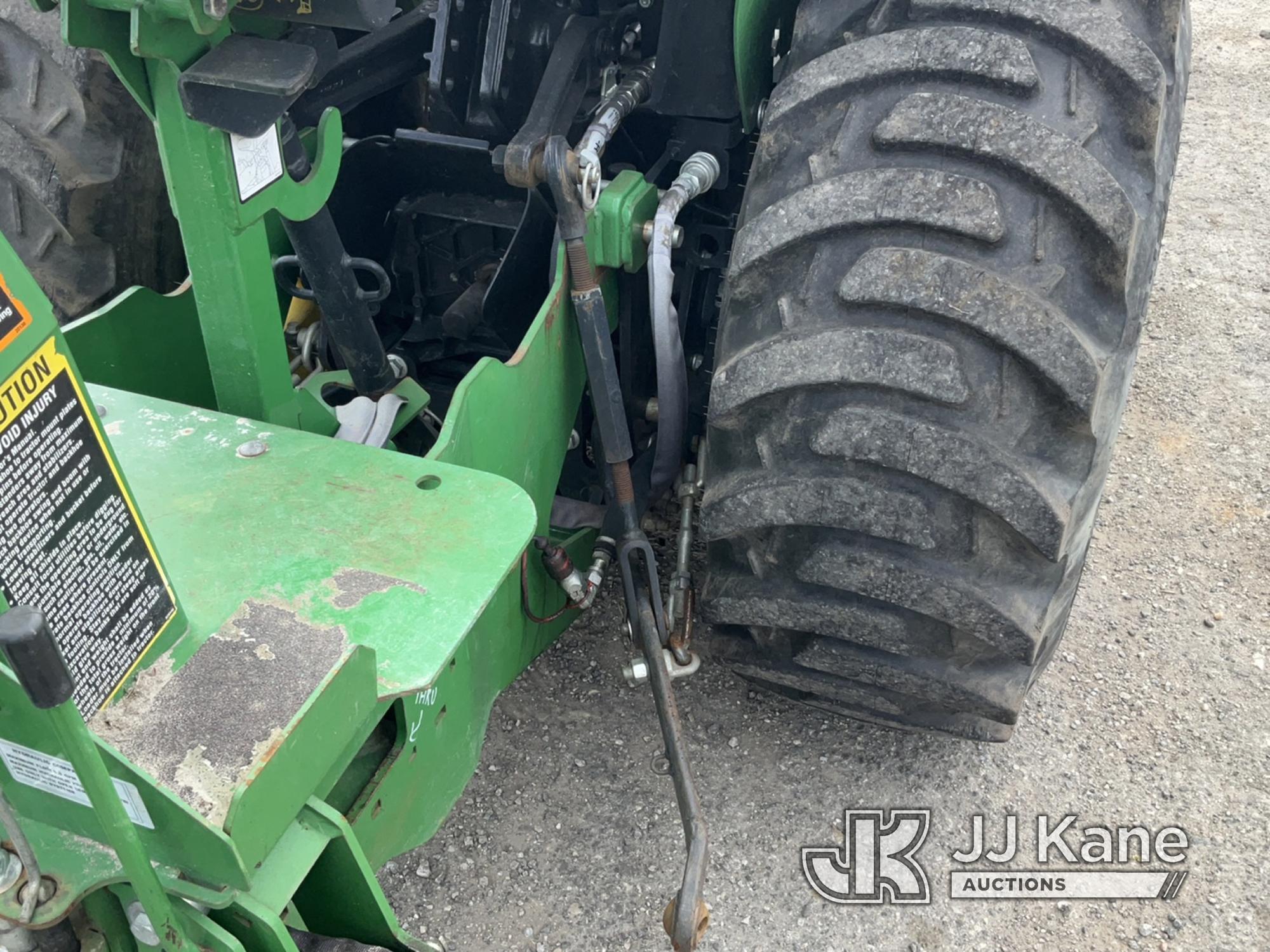 (Plymouth Meeting, PA) 2020 John Deere 3032E 4X4 Mini Utility Tractor Loader Backhoe Runs, Moves & O