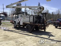 (Deposit, NY) Terex XT60-70, Over-Center Elevator Bucket rear mounted on 2014 Freightliner M2 106 4x