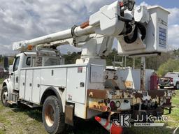 (Bellport, NY) Altec AM55, Over-Center Material Handling Bucket Truck rear mounted on 2011 Freightli