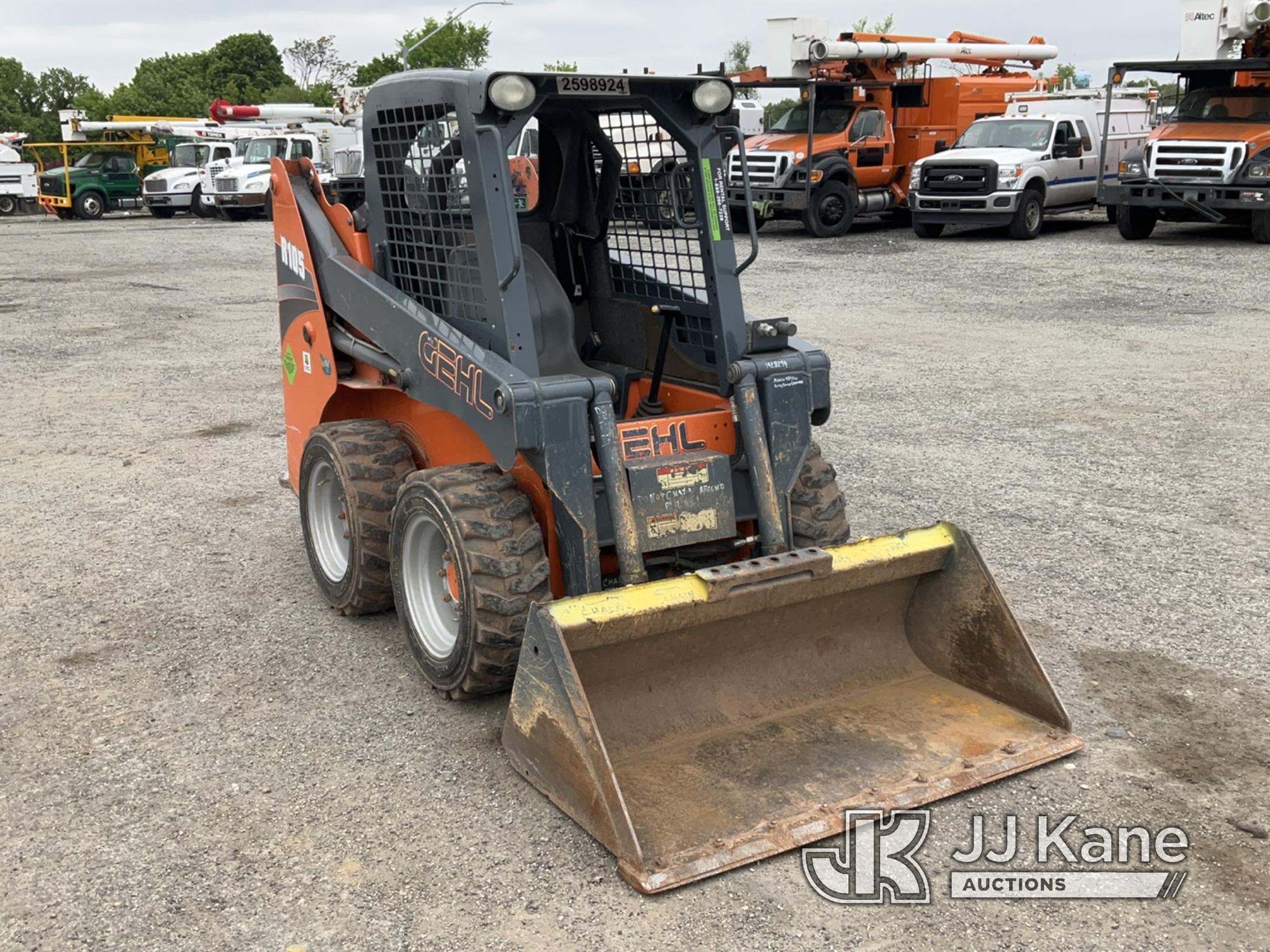 (Plymouth Meeting, PA) 2018 Gehl R105 Rubber Tired Skid Steer Loader Runs, Moves & Operates