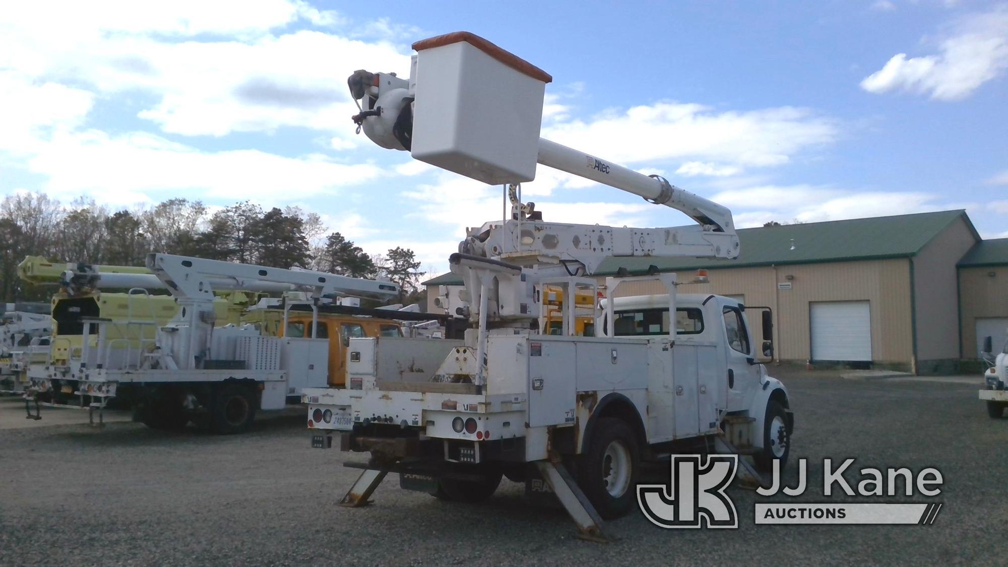 (West Berlin, NJ) Altec AA55, Material Handling Bucket Truck rear mounted on 2017 FREIGHTLINER M2-10