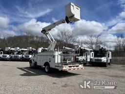 (Smock, PA) Altec TA40, Articulating & Telescopic Bucket mounted behind cab on 2006 International 43