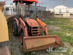 (Bellport, NY) 2012 Kubota B26 Utility Tractor Not Running, Condition Unknown, Missing Parts) (Note: