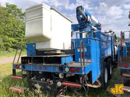 (Charlotte, MI) HiRanger TL55, Articulating & Telescopic Bucket Truck center mounted on 2014 Interna