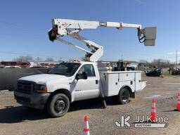 (Charlotte, MI) HiRanger TL38-P, Articulating & Telescopic Bucket Truck mounted behind cab on 2001 F