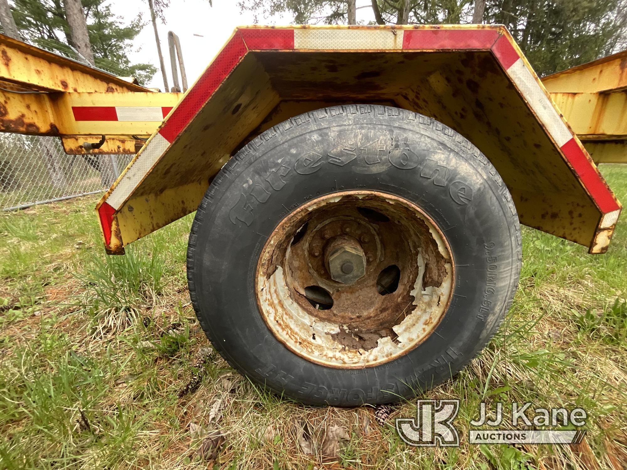 (Victor, NY) 1987 Allegheny EXPT/5T Extendable Pole Trailer Rust Damage