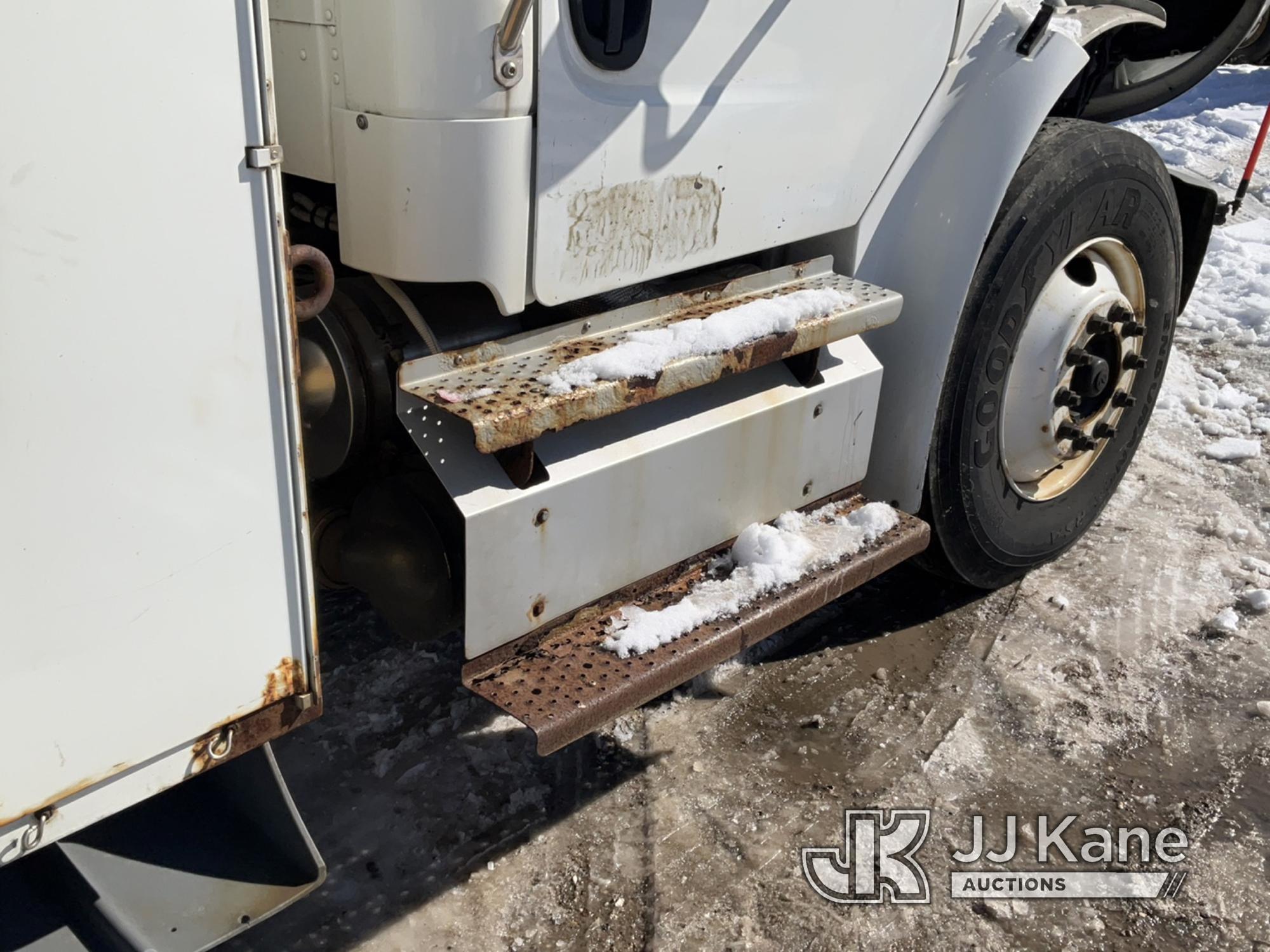 (Bellport, NY) Versalift VO43I, Over-Center Bucket Truck center mounted on 2013 Freightliner M2 106