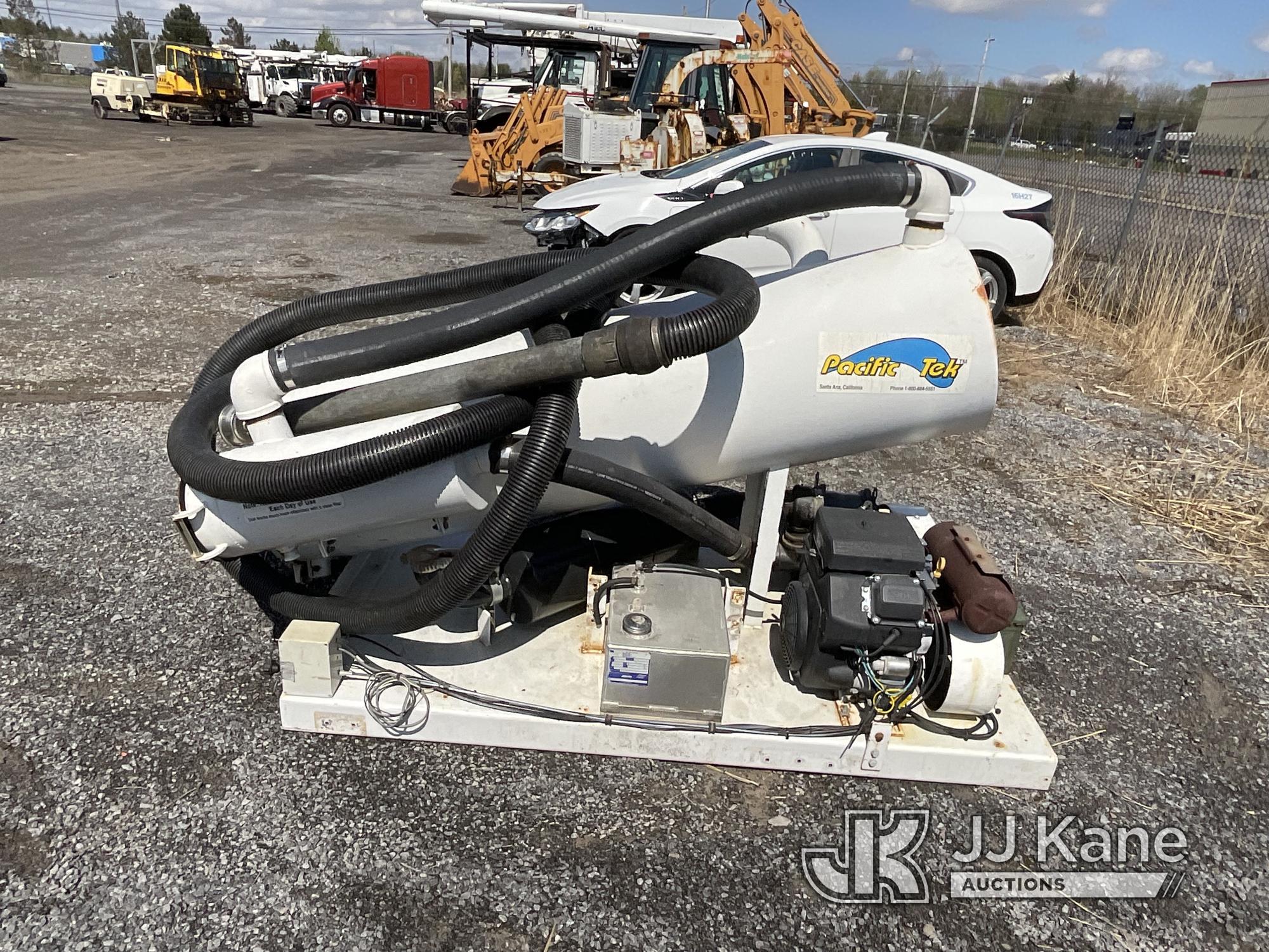 (Rome, NY) 2014 Pacific Tek PV100 Vacuum Excavation Unit, skid mounted Runs & Operates, Battery Disc