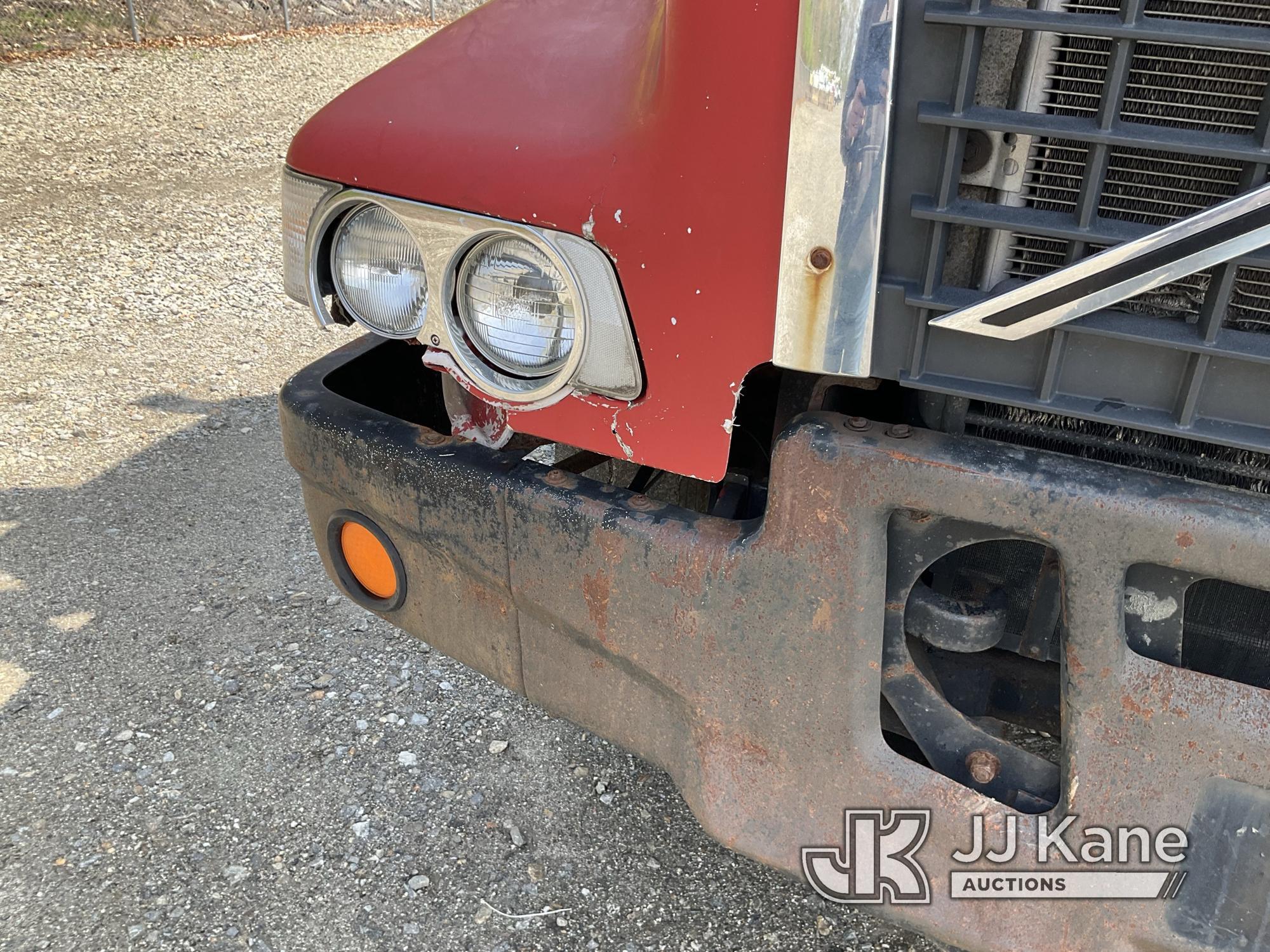 (Shrewsbury, MA) Prentice 120E-BC, Grappleboom/Log Loader Crane mounted behind cab on 2003 Freightli