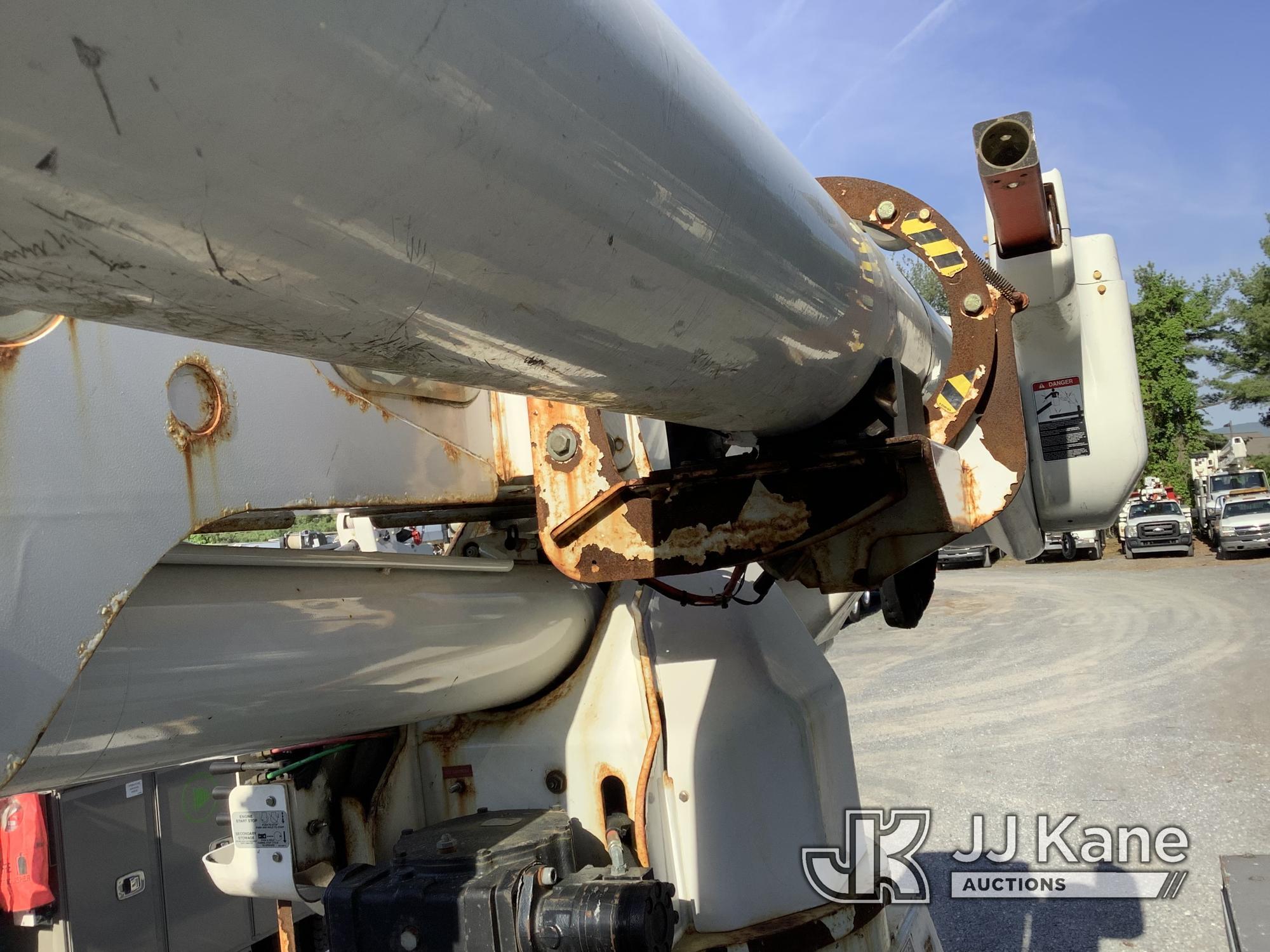 (Frederick, MD) Altec AM55, Over-Center Material Handling Bucket mounted on 2017 Freightliner M2 106