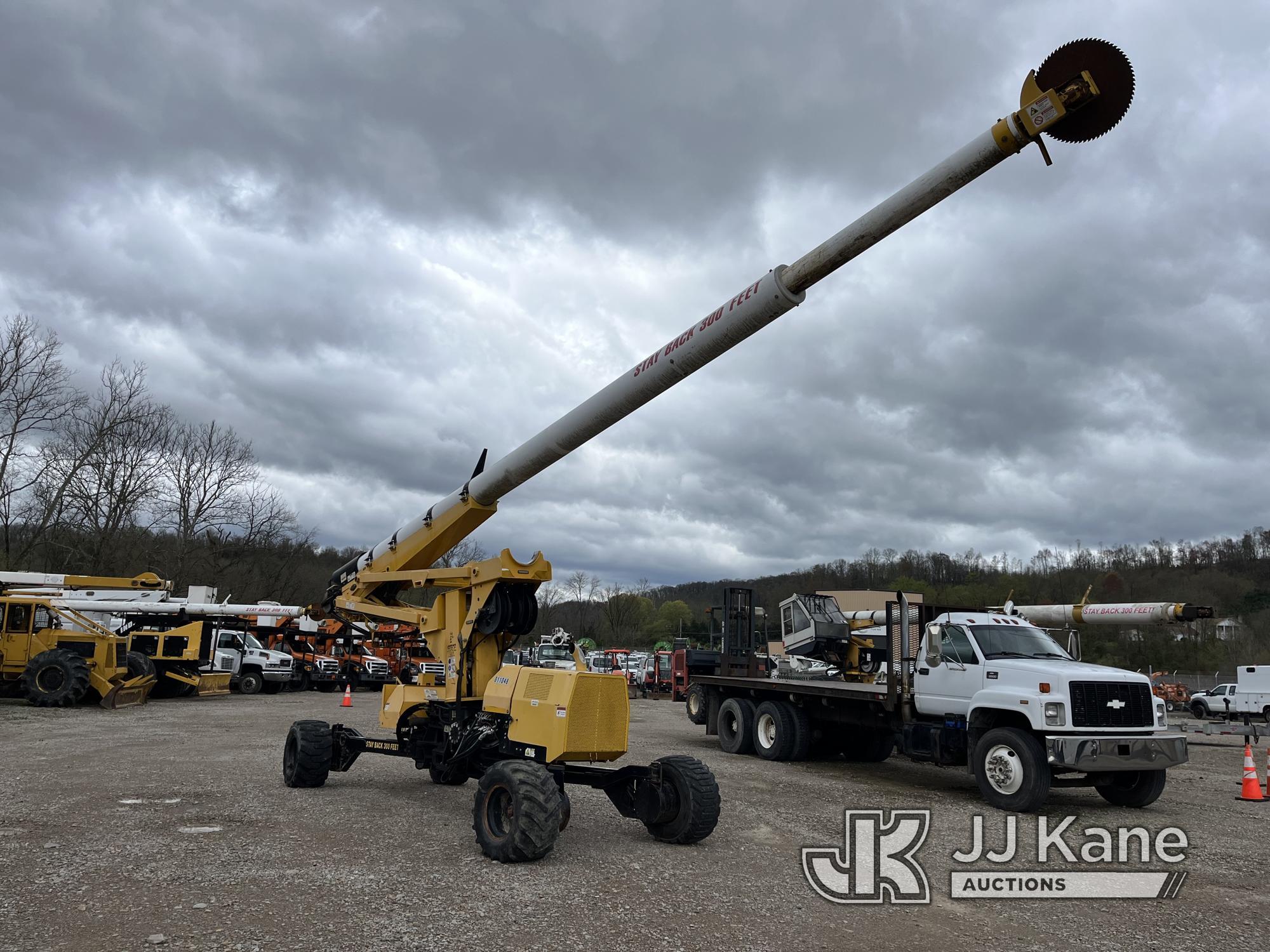 (Smock, PA) 2016 Mini-Jarraff 313 Articulating Telescopic Tree Trimmer Runs, Moves & Operates, Rust