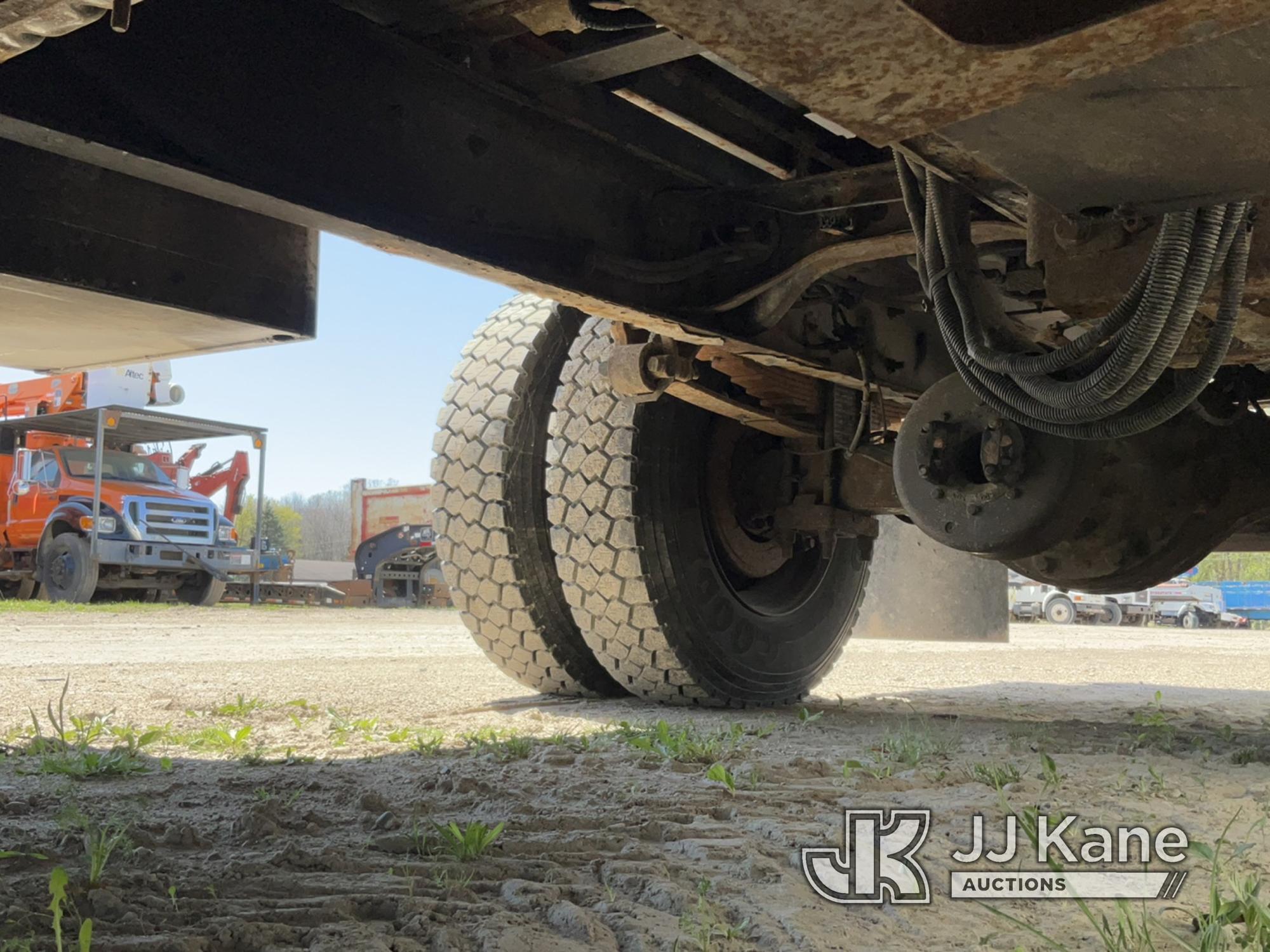 (Charlotte, MI) Altec LRV55, Over-Center Bucket Truck mounted behind cab on 2011 Ford F750 Chipper D