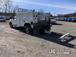 (Smock, PA) 1999 Ford F550 4x4 Tow Truck Runs, Moves & Operates, Rust Damage