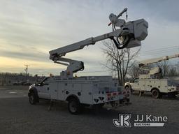 (Fort Wayne, IN) Altec AT40M, Articulating & Telescopic Material Handling Bucket Truck mounted behin