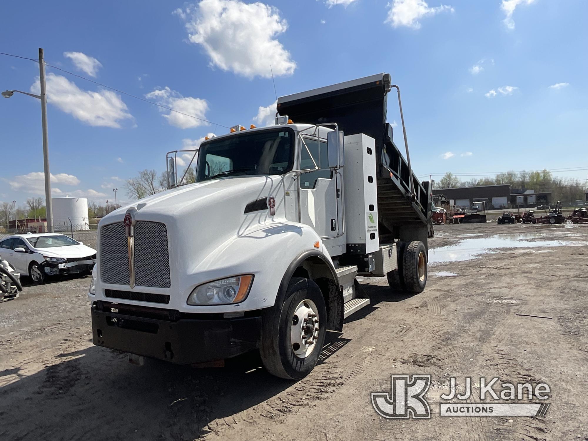 (Rome, NY) 2013 Kenworth T400 Dump Truck CNG Only) (Runs, Moves & Dump Operates