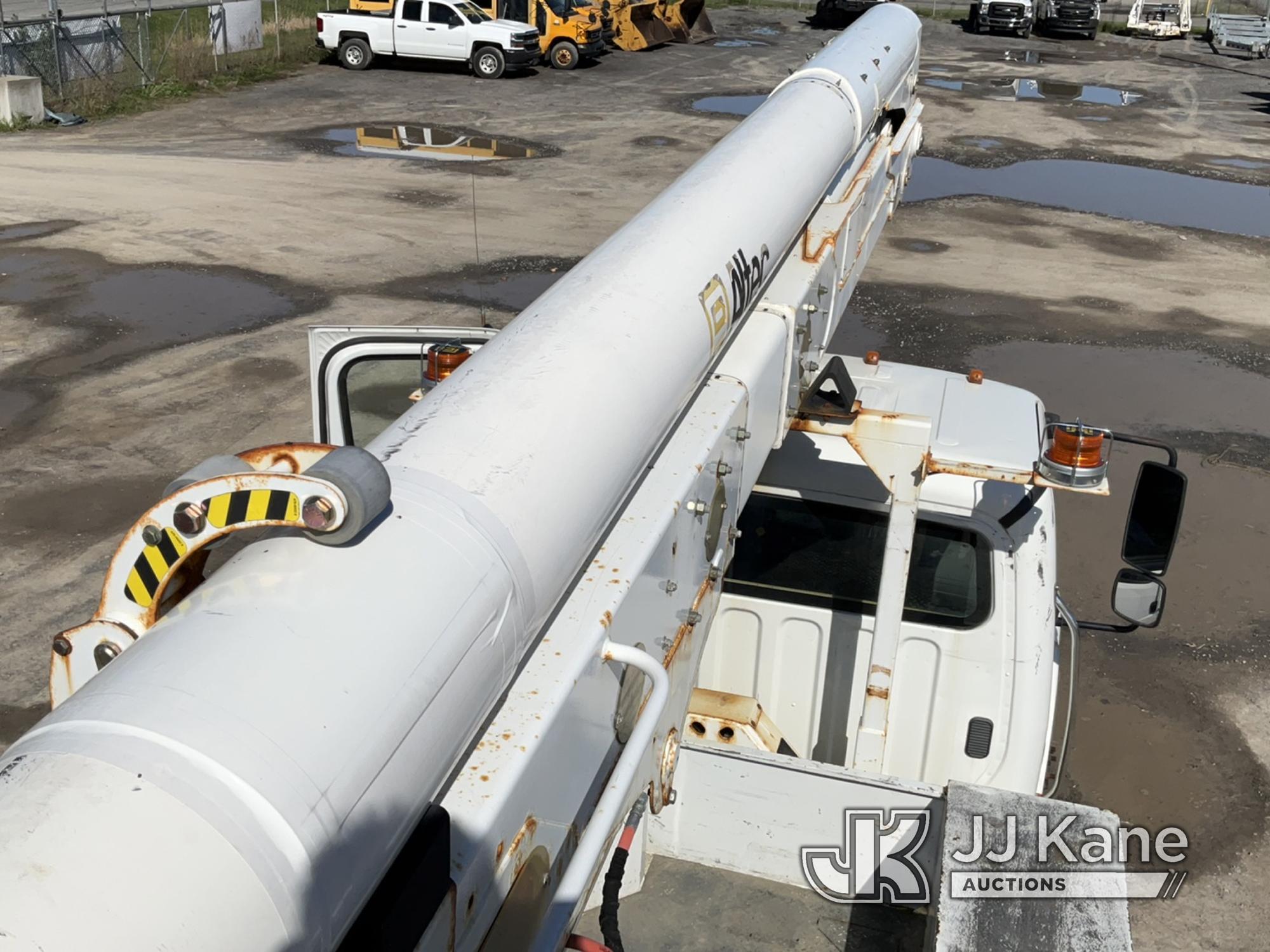 (Rome, NY) Altec AA55, Material Handling Bucket Truck rear mounted on 2017 Freightliner M2 106 4x4 U