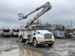 (Rome, NY) Altec AA55, Material Handling Bucket Truck rear mounted on 2017 Kenworth T370 Utility Tru