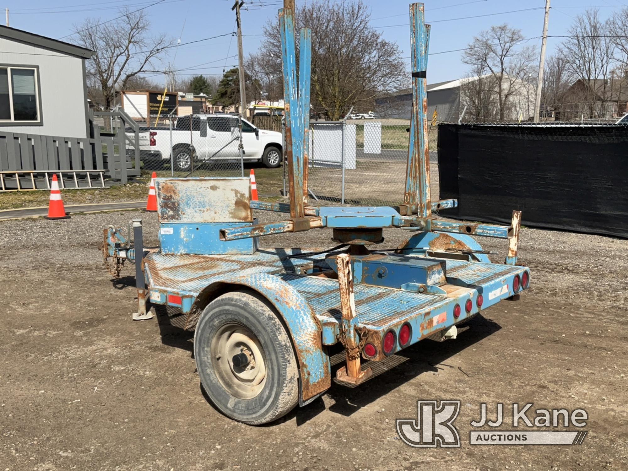 (Charlotte, MI) 1999 Butler BCP3500 Coil Pipe Trailer Operates