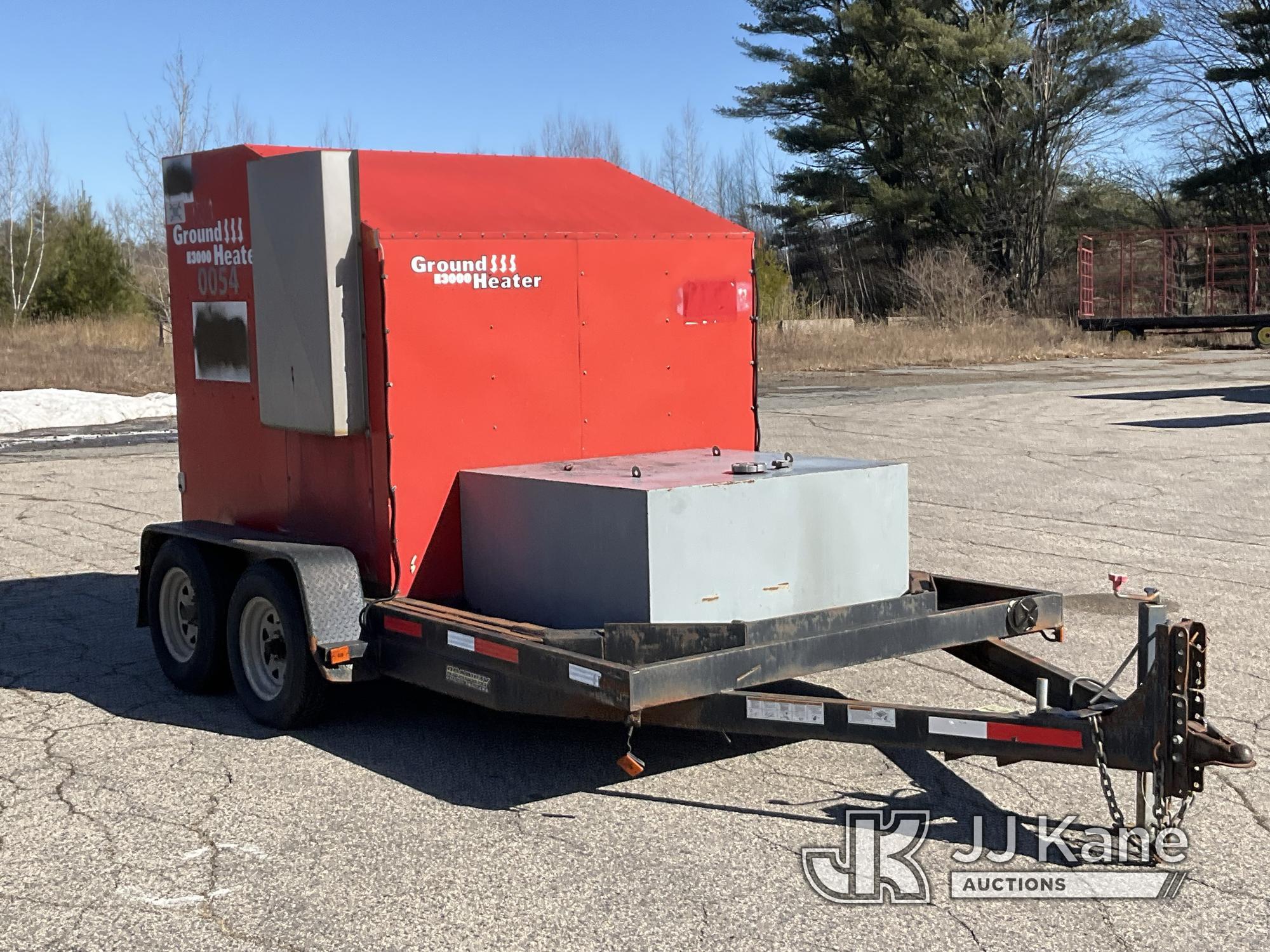 (Wells, ME) 2017 Ground Heaters Inc E3000 Portable Heater, mtd on 2017 Roadway Utility Trailer LLC L