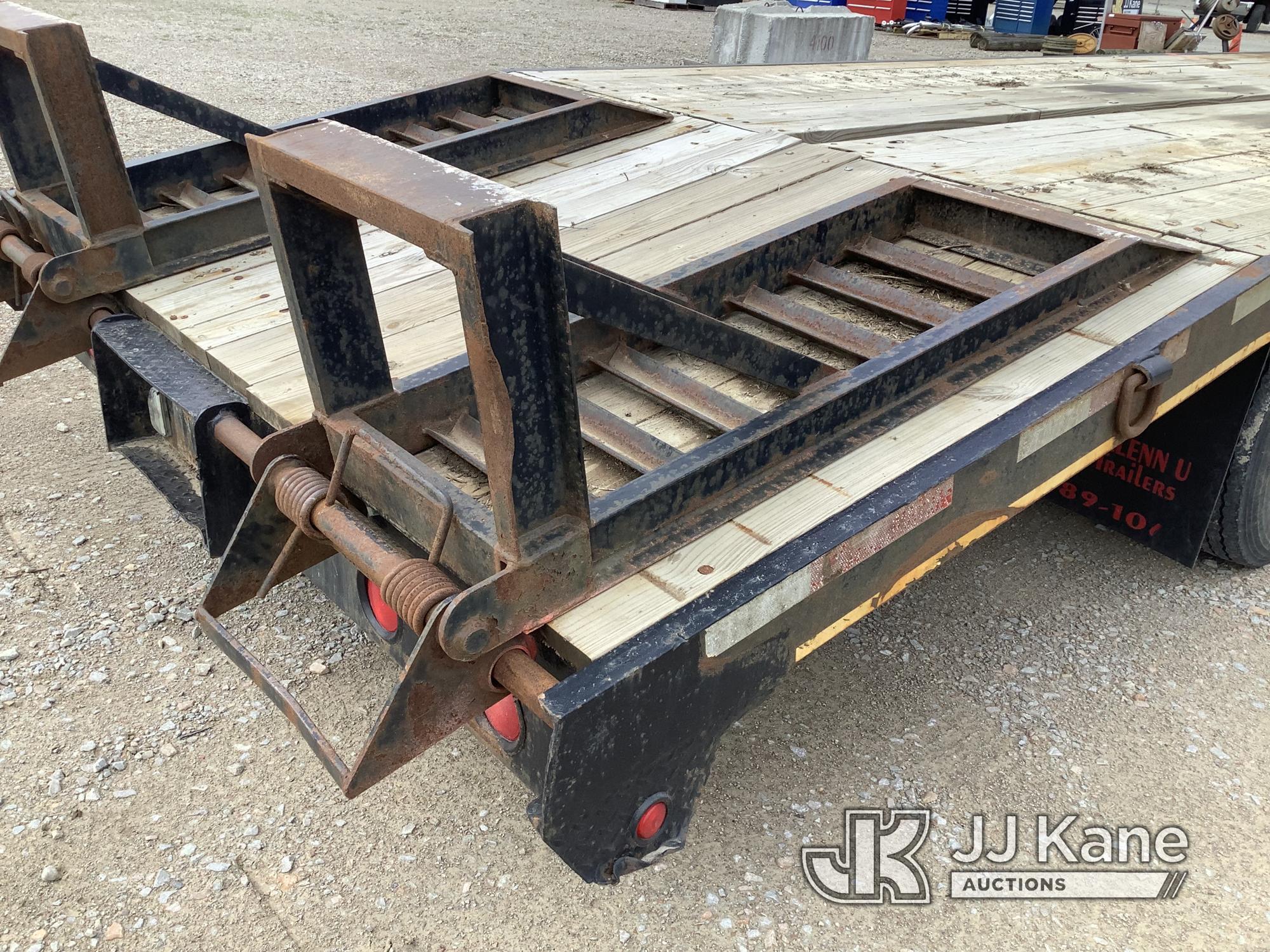 (Smock, PA) 2008 Millennium 0D25PG T/A Tagalong Flatbed Equipment Trailer Rust Damage, Seller States