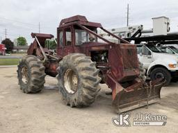 (Charlotte, MI) 1987 Timberjack 380A Articulating Rubber Tired Log Skidder Runs, Does Not Move, Hydr