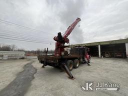 (Rensselaer, NY) Altec D3060A-TR, Digger Derrick rear mounted on 2011 Peterbilt 365 6x4 Flatbed/Util