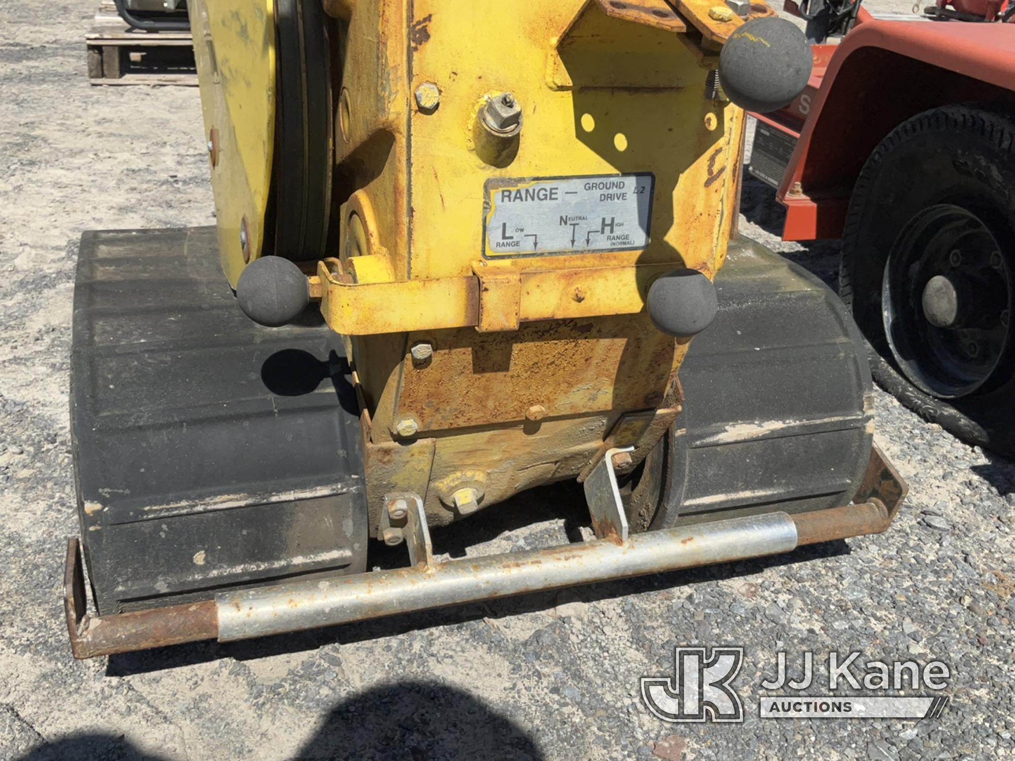 (Rome, NY) Line Ward Walk-Behind Crawler Cable Plow Not Running, Condition Unknown