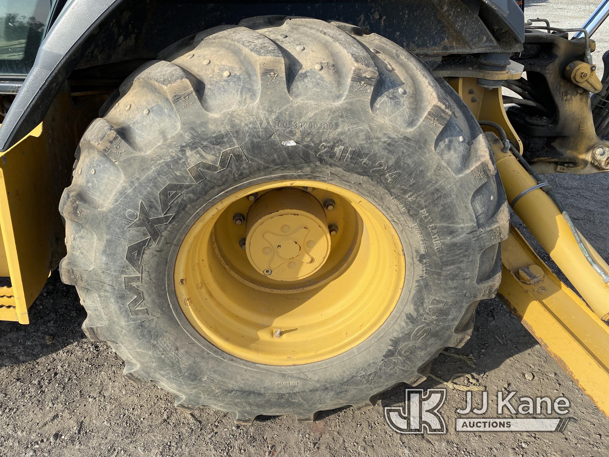 (Plymouth Meeting, PA) 2014 John Deere 410K 4x4 Tractor Loader Backhoe No Title) (Runs Moves & Opera