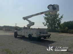 (Fort Wayne, IN) Versalift VST236I01, Articulating & Telescopic Bucket Truck mounted behind cab on 2